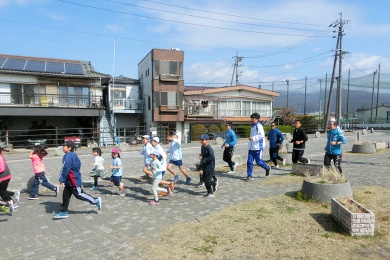 岡谷市陸上競技協会への活動支援(弊社社員の参加)